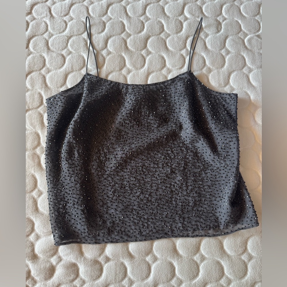 Ann Taylor Black Studded Camisole